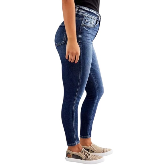 KanCan Dark Blue Skinny Jeans - Picture 1 of 15